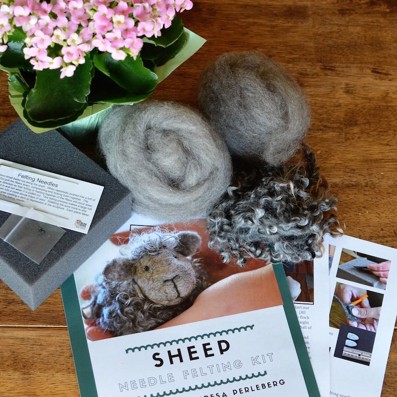Sheep Needle Felting Kit