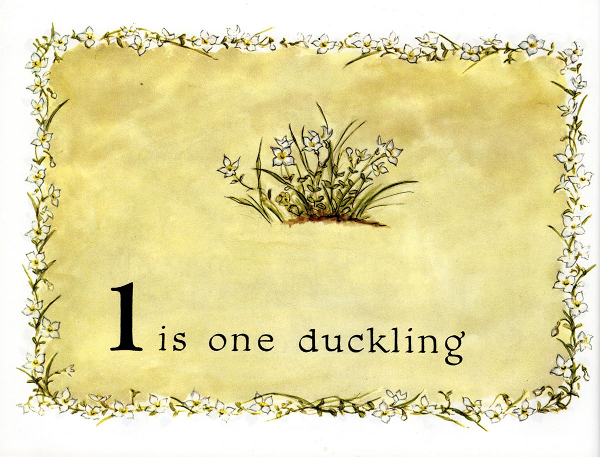 1 is one duckling page of 1 is one