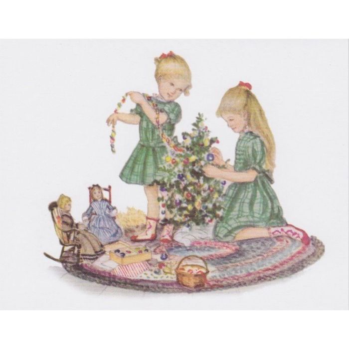 Dolls' Christmas Cards Set