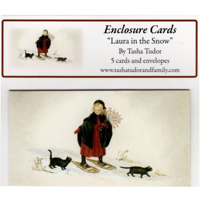 Laura in Snow Enclosure Card Set