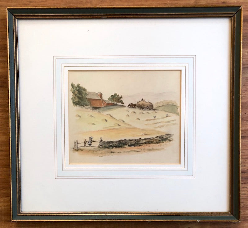 Original Painting Mother Goose Swarm of Bees