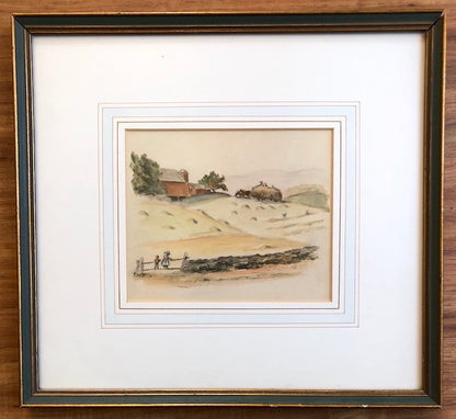 Original Painting Mother Goose Swarm of Bees