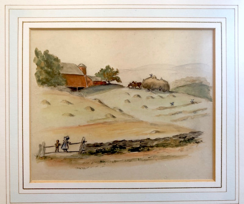 Original Painting Mother Goose Swarm of Bees