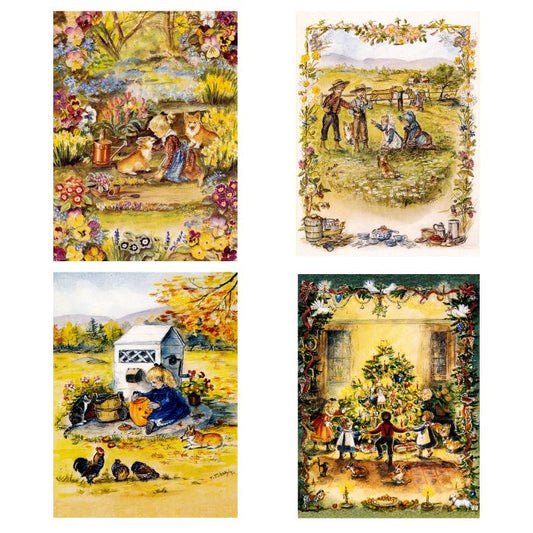 Victoria Four Seasons Cards Set