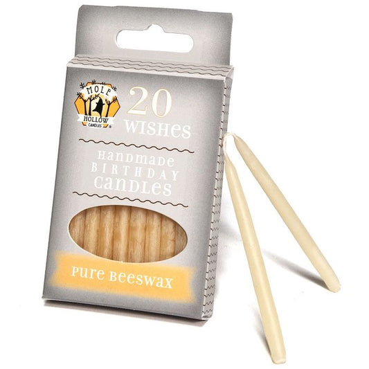 Beeswax Birthday Candles