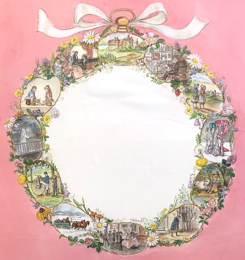 Original Painting A Round Dozen Cover