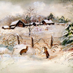 Winter at Corgi Cottage Card Set